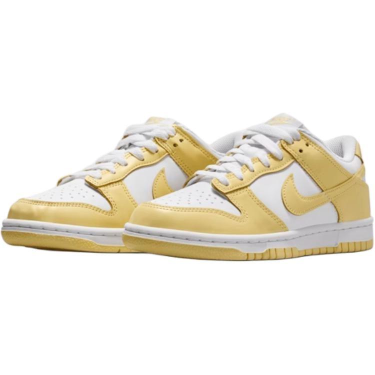 Nike Scarpe da Skateboard Dunk Low top Gialle Unisex FB9109-126
