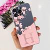 For iPhone 15 Pro Max Case iPhone 15 Plus 15 Pro Back Cover Transparent Soft TPU Letter A TO Z Capa For Apple iPhone15 15Pro Bag
