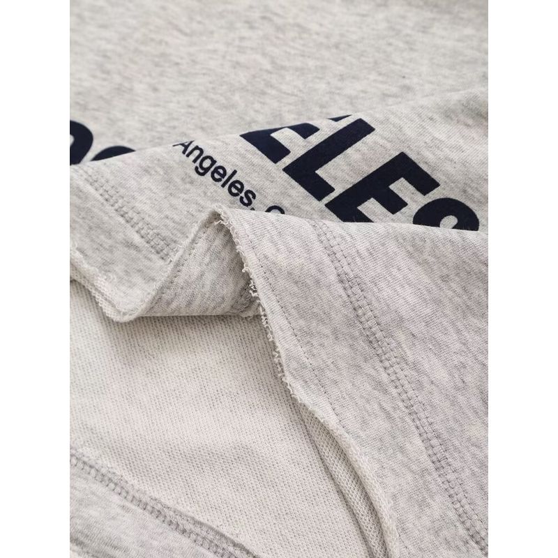 Kaslead New Arrival Women's Clothing Fashion Style Fashion Casual Minimalist Easiest for Match Printed Short Sweatshirt 0264361