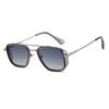 Vintage Punk Square Sunglasses For Men Uv400 Sun Protection Outdoor Fashion Accessory