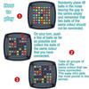 2-4 Players 20cm Rainbow Ball Elimination Concentration Bead Training Board Game Magic Chess Family Party Toys For Children