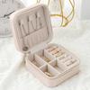 1pcs Portable Jewelry Storage Box Home Travel Earrings Necklace Ring Jewelry Box Mini Layered Jewelry Display Case