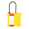 4 Holes Tagout Lockout Hasp Multi Function Insulated Secure Locking Tamper Proof for Padlocks