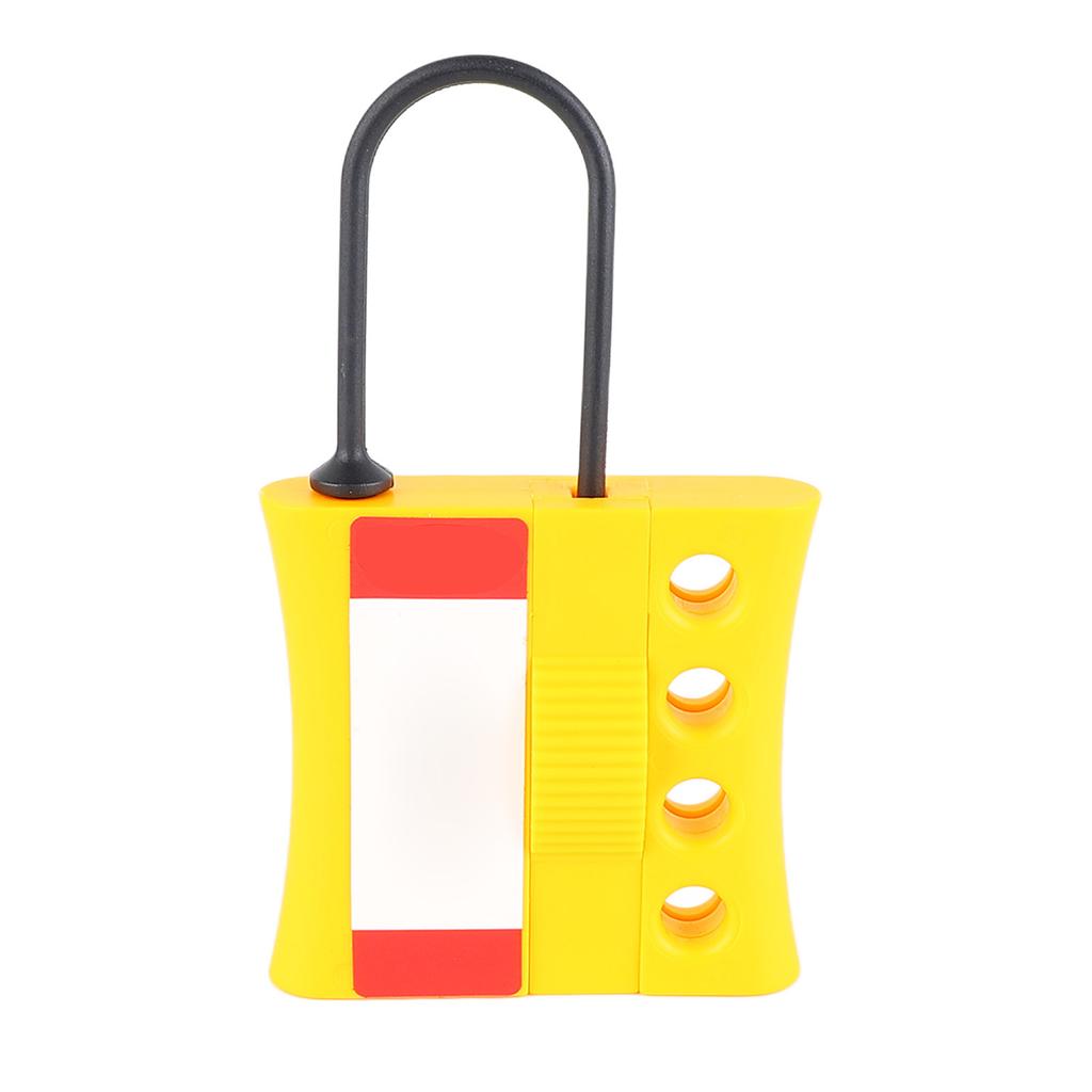 4 Holes Tagout Lockout Hasp Multi Function Insulated Secure Locking Tamper Proof for Padlocks