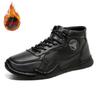 2025 Spring and Autumn Middle Help Outdoor Casual Shoes Leather Popular Men's Martin Boots 2025 Wear-resistant Non-slip Short Boots Men