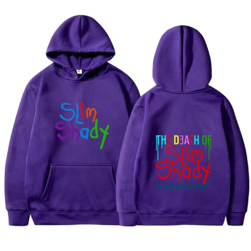 Hot Eminem New Album The Death of Slim Shady Renaissance Hoodies Women Clothing Harajuku Autunm Winter Unisex Graphic Pullovers