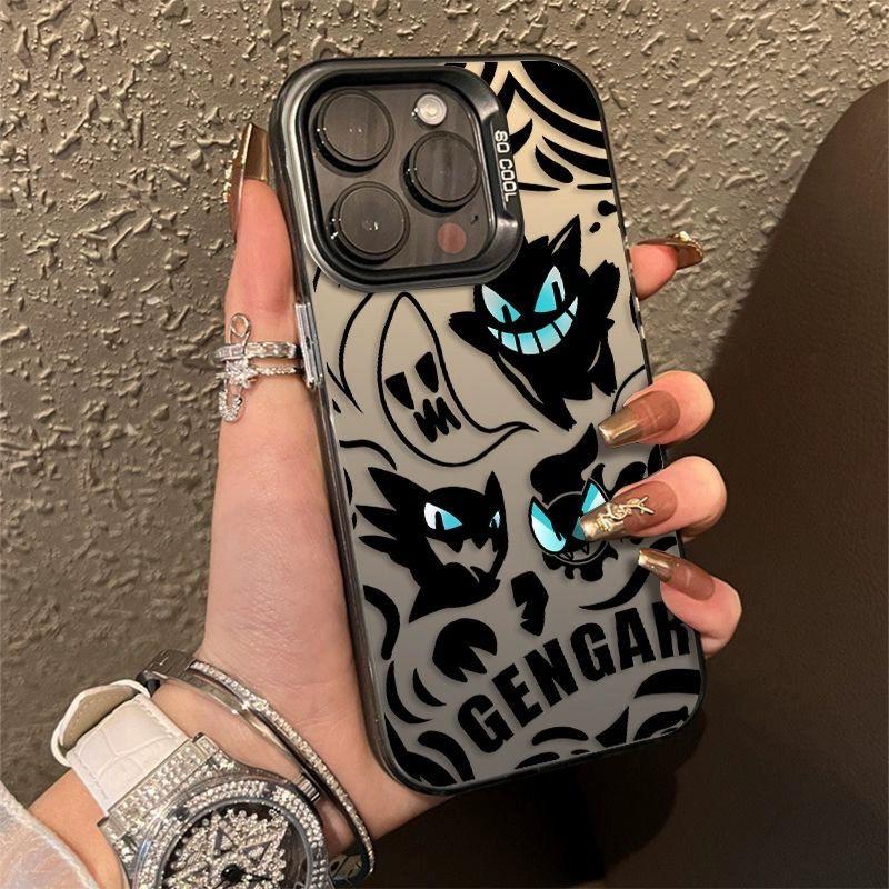 

Чехол Gengar для iPhone 15 Pro — совместим с iPhone 14/13/12/11Xs Max/XR/X — дизайн Laser Tide iPhone 14 Pro