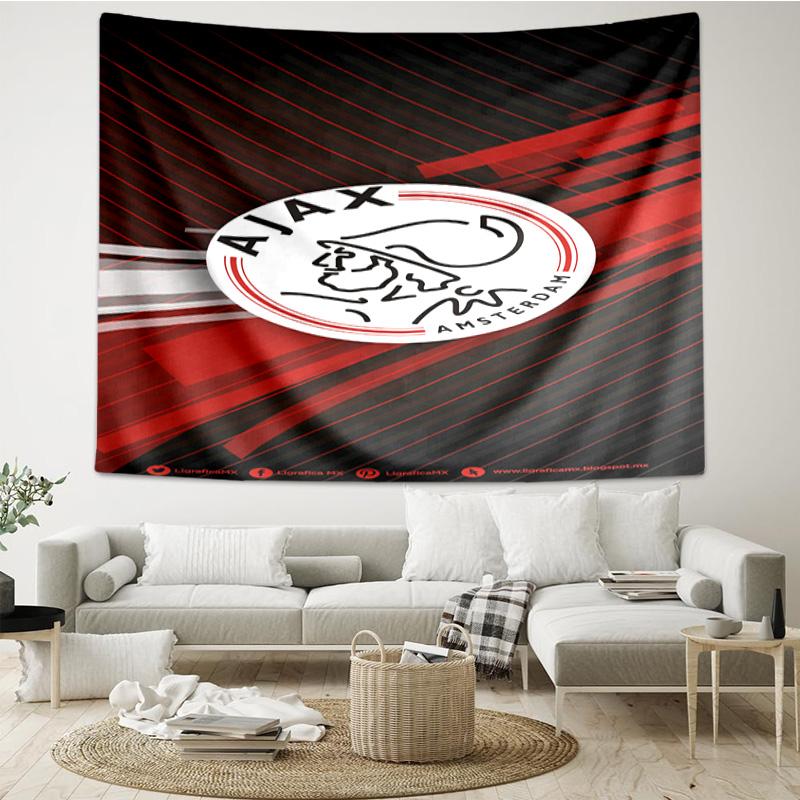 AFC Ajax Emblem Design Tapestry Hanging for Bedroom,Livingroom, Playroom,Decor Art Room Wall Tapestry Holiday and Birthday Gifts