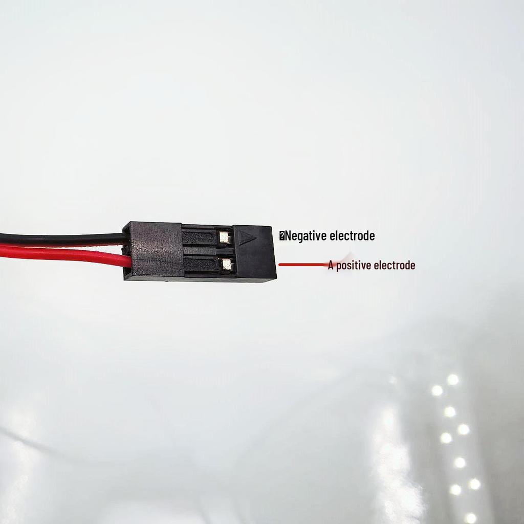 Ventilateur de refroidissement silencieux 4010 LED bleue 4 cm avec roulement hydraulique et prise DuPont 5 V