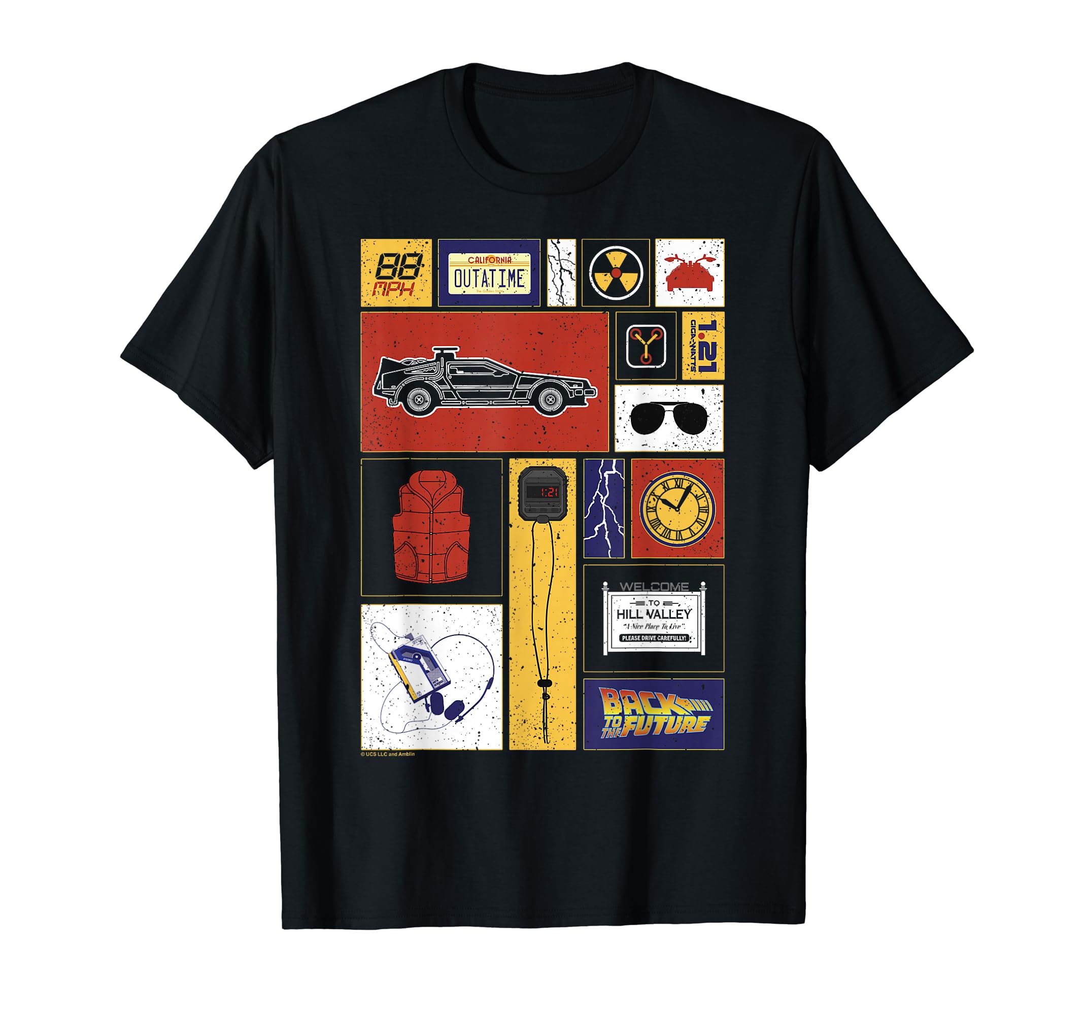 

Back to the Future 35th Anniversary Icon Panel T-Shirt