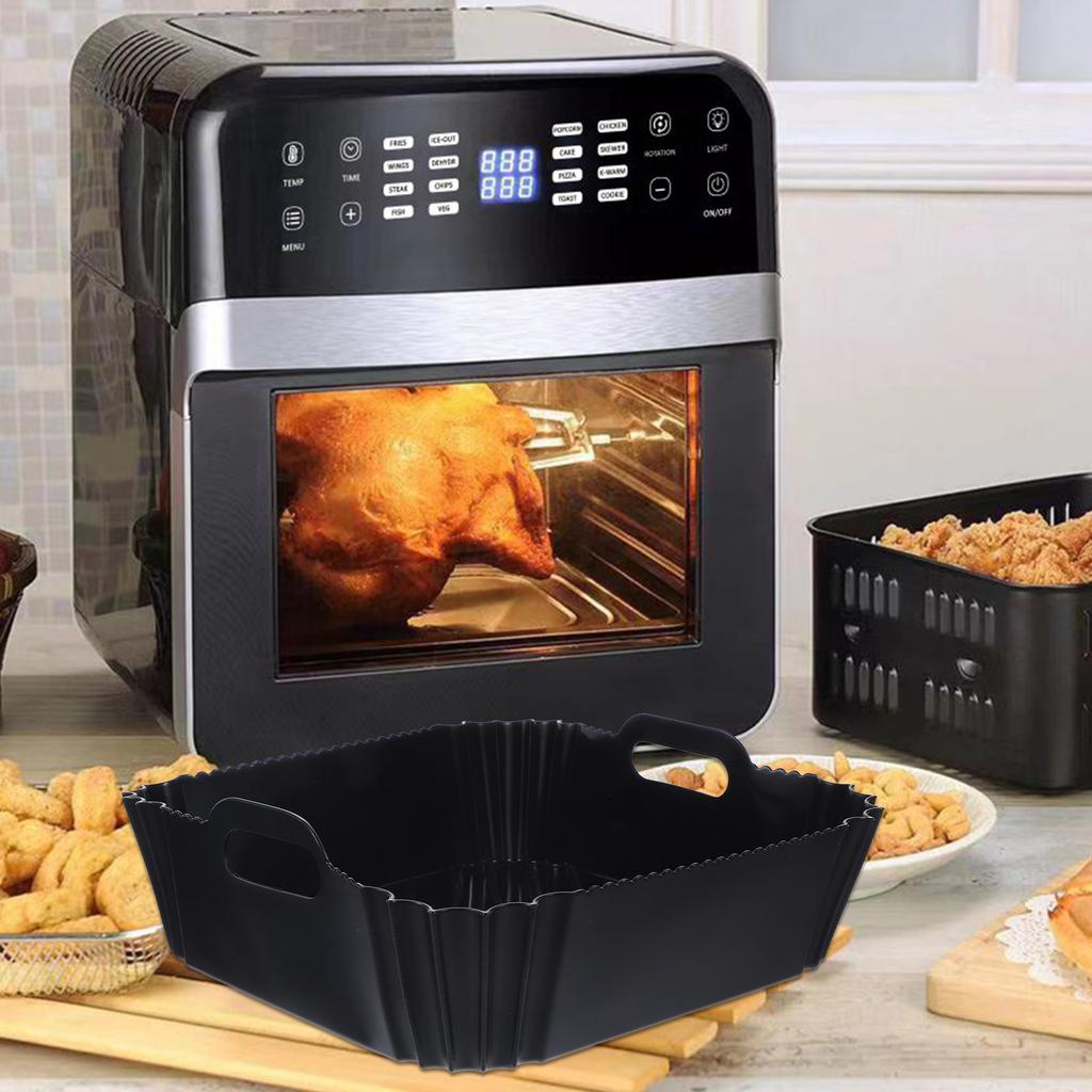 Air Fryer Silicone Liner Reusable Nonstick Baking Liner Maintains Food Shape Easy Clean Heat Resistant 200C Kitchen Air Fryer