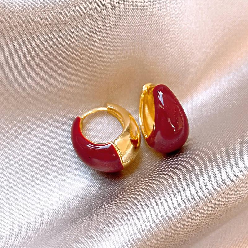 Vintage Luxe Anke La Red 925 Silver Earrings Zircon Studs Minimalist Elegant Fashion Jewelry For Women
