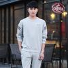IELGY Men's Clothes Sweater Loose All-match Stylish Simple Plus Size Casual Sports Round Neck