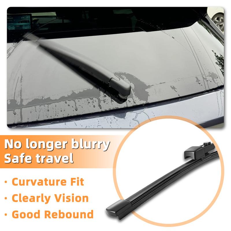 Yitong Fit For Volkswagen VW ID.3 -2026 Rear Wiper Blade Natural Rubber Strip Quiet All-Season Rear Window Wiper Replacement