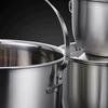 Bacon Grease Container with Strainer Stainless Steel Oil Storage with Lid And Handle High Temperature Oil Container Kitchen Grease Keeper