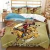 Western Cowboy Duvet Cover Set Single King Wild West Themed Cowboy Bedding Set Microfiber Rodeo Cowboy