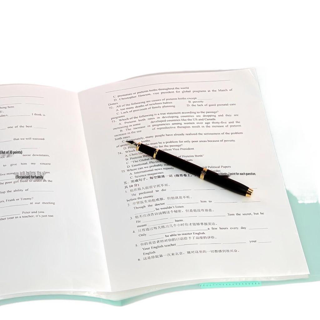 A3 Exam File & Test Paper Storage Bag for Students