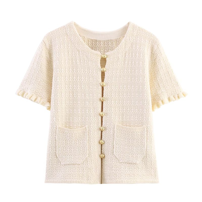 Araltay New Arrival Fashion Style Women's Clothing Fashion Horizontal Bra Laminated Decoration Outwear Patchwork Knitted Overskirt