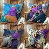 game Egg Tax Duo Wemmbu Eggchan Double-Sided Printed Cushion Cover Bedroom Bedside Sofa Pillow Case