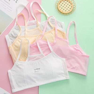 Thin Summer Girls' Training Bra: Primary & Middle School Anti-Bulge Vest