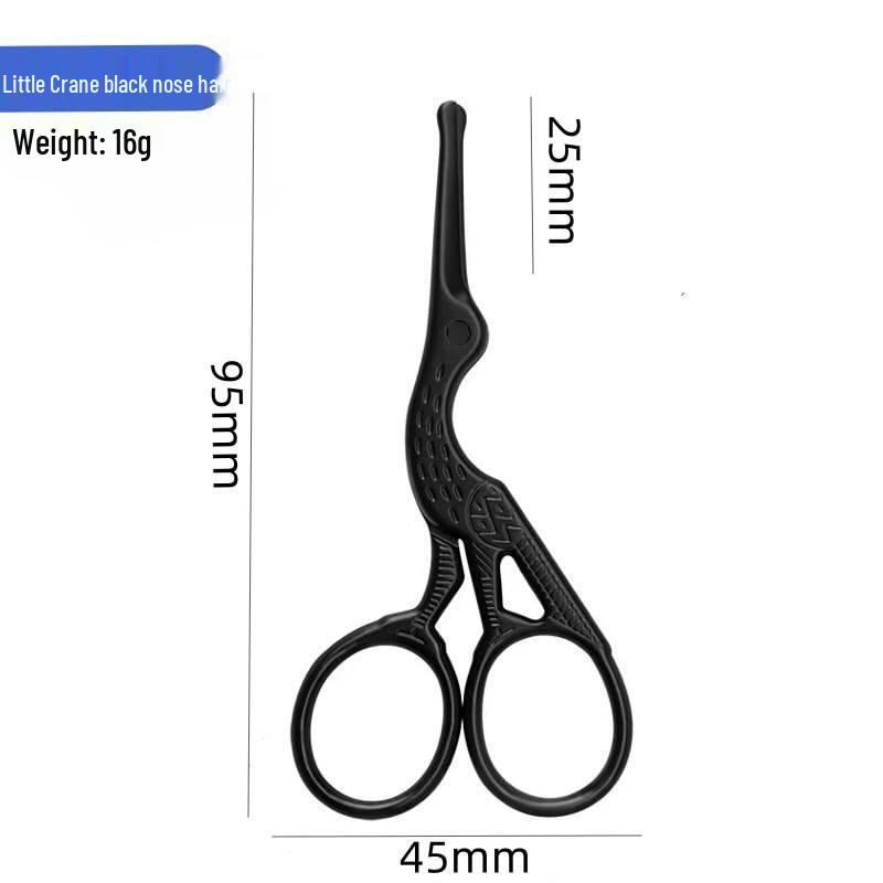 Creative Gold Crane Retro Titanium Thread Scissors for Cross Stitch and Tea Art