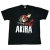 AKIRA 1988 Vintage Anime Noir Années 80 Japon RARE XL T-shirt à Point Unique REPRINT
