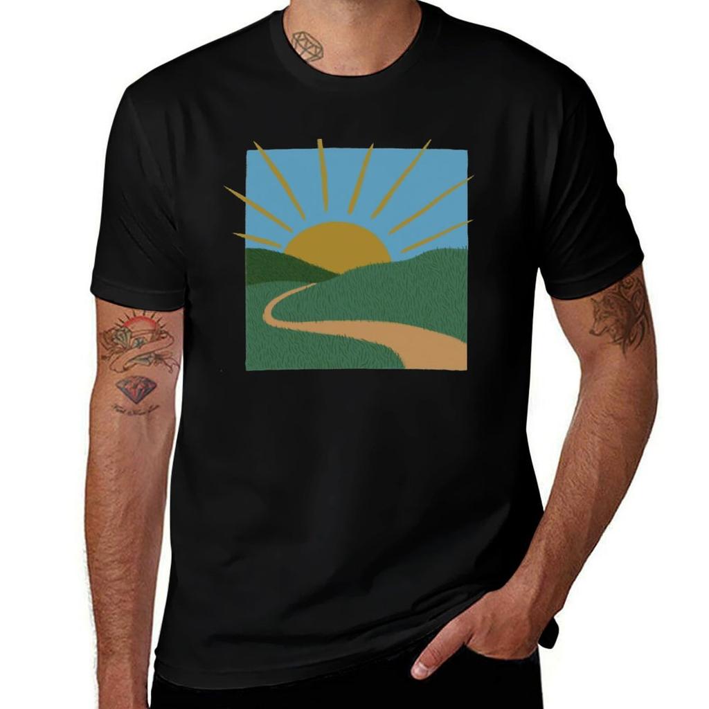 Golden Afternoon Tshirt Casual Fashion Short Sleeve Cotton Tshirt