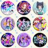 Demon Kpop Hunters Badge Character Pattern Anime Merchandise Fashion Fans Gift