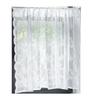 American Lace Short Curtain Pressed Flower European Transparent Through Rod Pocket Partition Half Curtain Small Curtain Curtain Curtain