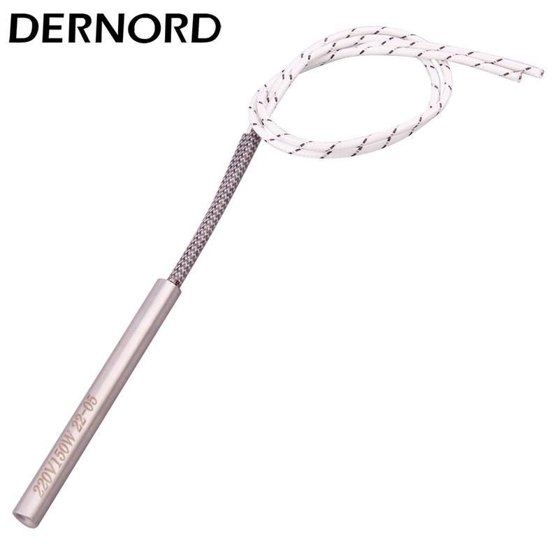 Dernord 220v Ignition Igniter Cartridge Heater for Pellet Grill 6*60mm/100mm 8*80mm/100mm Wood Pellet Stove 100w/150w/200w/250w