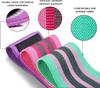 Motståndsträningsband med halkfri design för höfter och glutes, 3 nivåer träningsband för kvinnor och män, Booty Band för hemmaträning, yoga, pilates