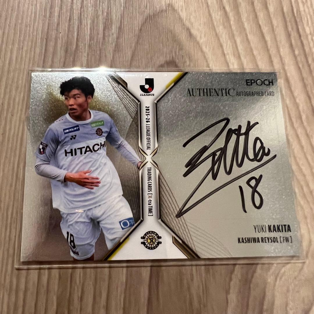 EPOCH J League X-tra TIME Hiroki Kakita autograph card 3/10
