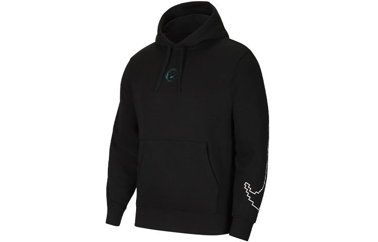 Nike Sweatshirts Men s Black Hooded Moderate DD5886-010 L