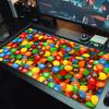 M&M's Large Size Mouse Pad Large Gaming Table Cushion Non-slip Laptop Tablet Big Mousepad XXL Mat Mini PC Playmat With Lock Edge
