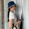 Y2K Lace Fisherman Hat Sunscreen Panama Hat Retro Denim Bucket Hat  Climbing