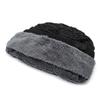 Unisex Fur Lined Slouchy Beanie Winter Hat With Star Decor Warm Knitted Cap For Men Women