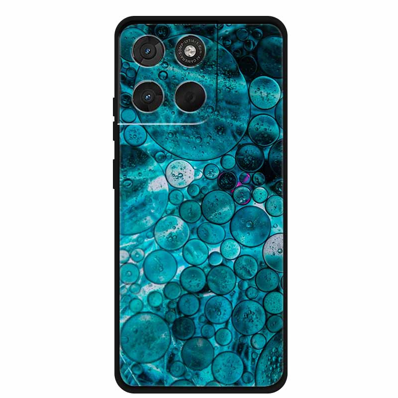 Für Motorola Moto G67 G77 Hülle Weiche Silikon Handyhüllen auf Moto G77 5G MotoG77 Planeten Blumen Landschaft TPU Schutz-Rückseite Moto G77 5G