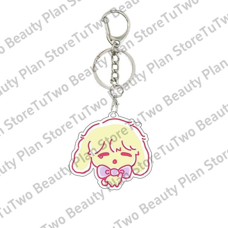 Q-Version Anime Cartoon ALIEN STAGE Acryl Schlüsselanhänger Kreativ MIZI SUA TILL Auto Rucksack Anhänger Charm Schmuck Fan Geschenke Spielzeug