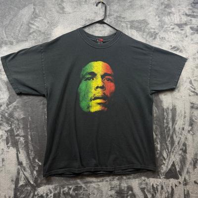 Zion Rootswear T-Shirt Mens XL Black Bob Marley Reggae Rasta Graphic Tee 10231 Unisex T-Shirt