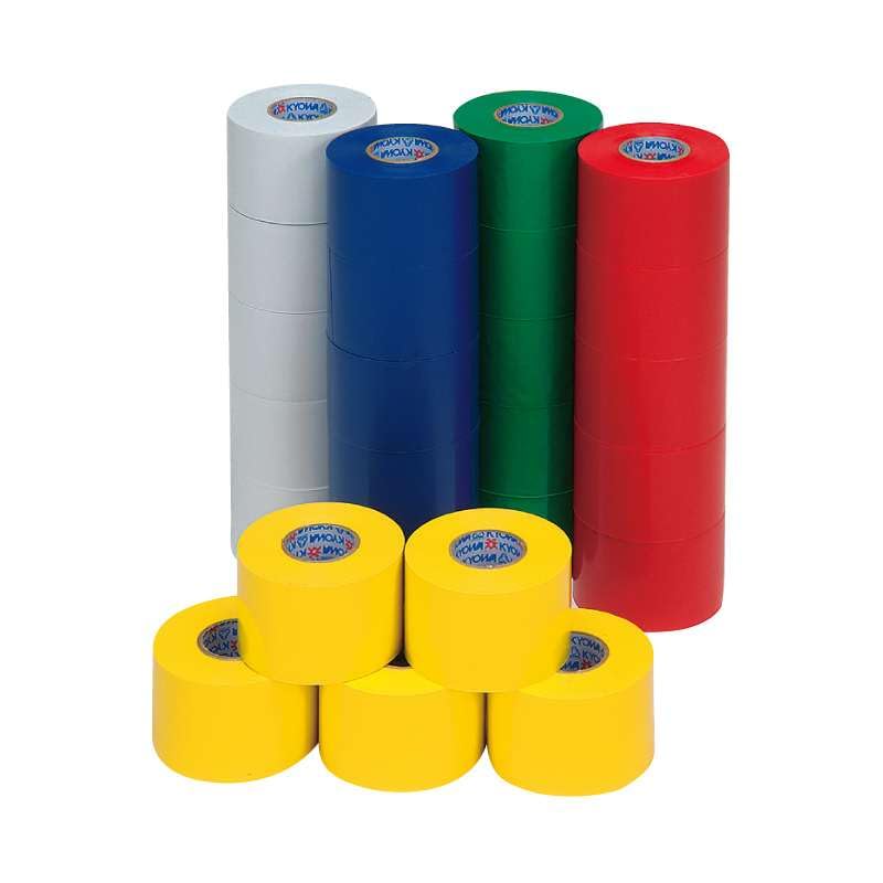 EVERNEW Gymnasium Line Tape, 50V, Yellow, 20m, 5 Rolls, EKA060