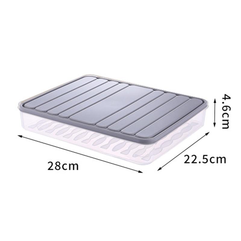 Refrigerator Food Storage Container Fresh Box Fridge Organizer Food Storage Box Freezer Container Kitchen Storage Organizer Box