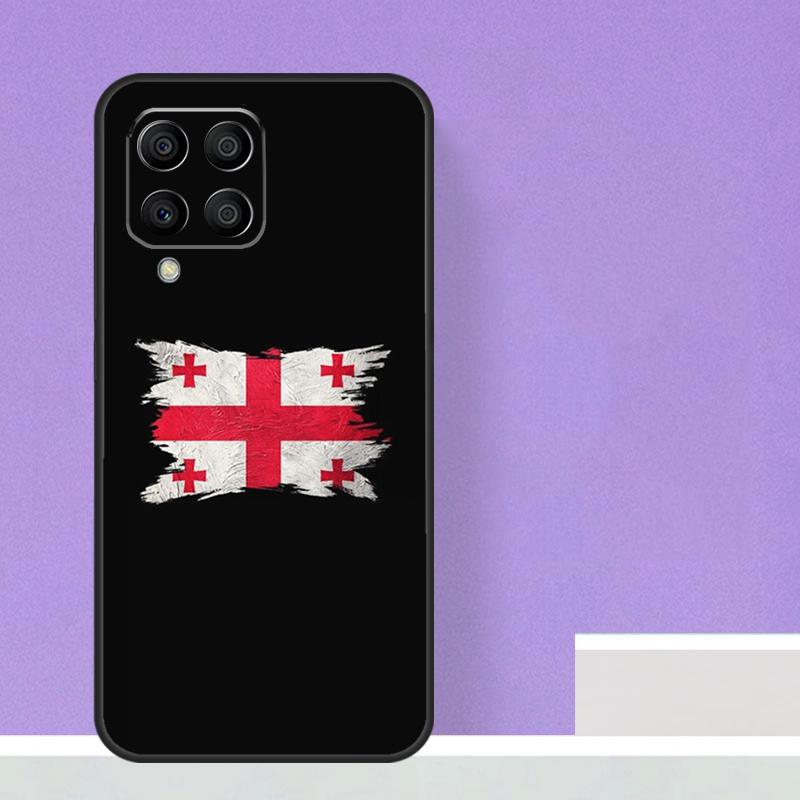 Georgia Grunge Flagge Für Samsung Galaxy M21 M51 M12 M32 M52 M13 M23 M33 M53 M34 M54 M30s M31s M15 M55 m20 Fall
