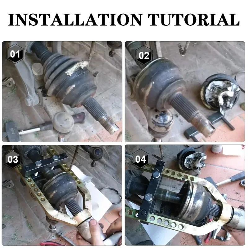 Heavy Duty Universal Driveshaft Separator Tool Kit with Connector Puller - Auto Transmission Repair & Maintenance Components