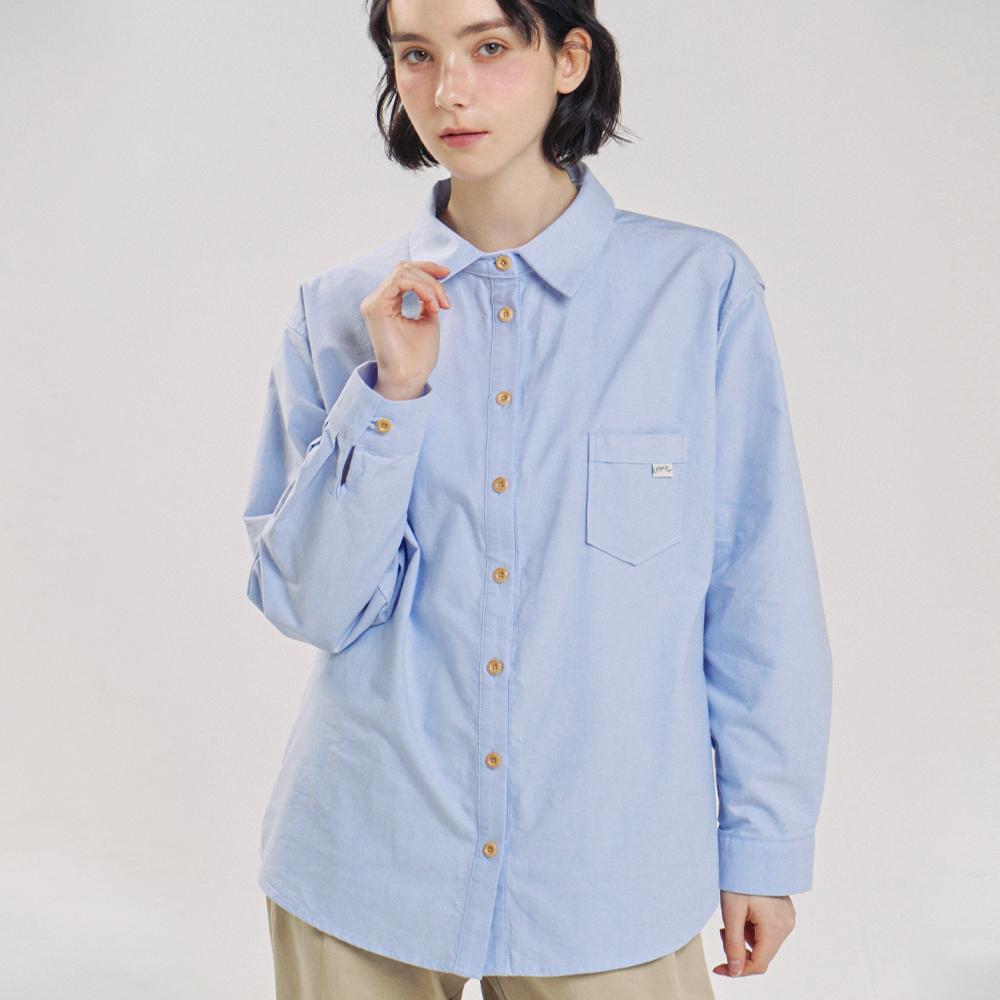 CHIQUITA Loose Shirt (Oxford) Sky 241301Ssk