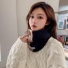Winter Double-Layer Thick Warm Scarf Outdoor Cycling Men And Women Color Matching Cold-Proof Scarf