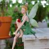 Butterfly Flower Fairy Statue, Resin Garden Fairy Ornament, Outdoor Courtyard Terrace Landscape Decoration
