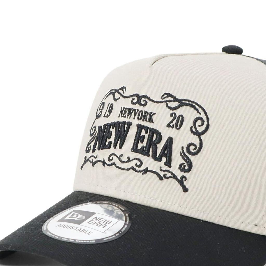 Mesh Cap Cotton FREE 940AFTR FRAME LOGO STO BLK 14388636 NER36C4517 [New Era] 9FORTYA-Frame Stone/Black