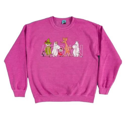 Moomin Unisex Adult Vintage Washed 80th Sweatshirt