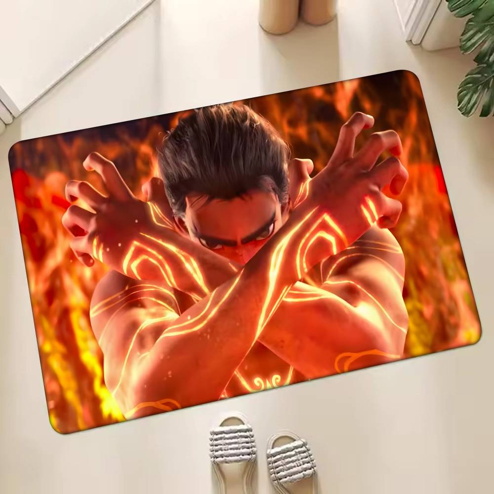Ne Zha Floor Mat Home Bathroom Absorbent Mats Anti-Slip Mats Home Decor Supplies