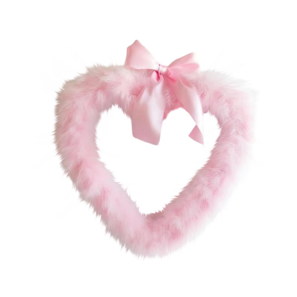 Large Heart,shaped Bow Wreath, Valentine's Day Scene Decoration Props, Valentine's Day Decorative Hanging Ornaments And Display Items.